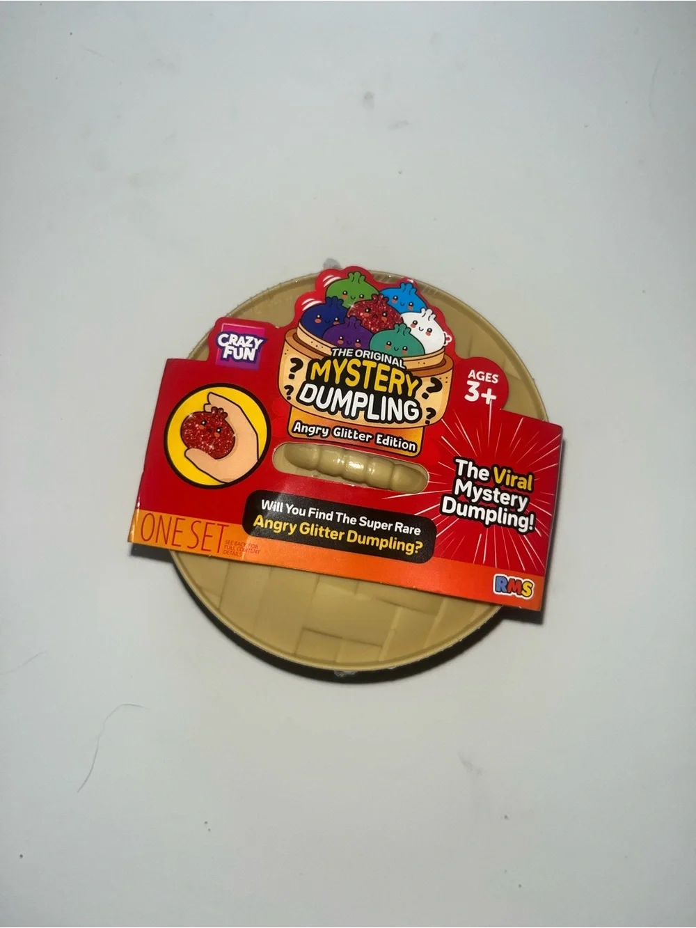 Mystery Dumpling Angry Glitter Edition Toy - Gold Surprise Pack